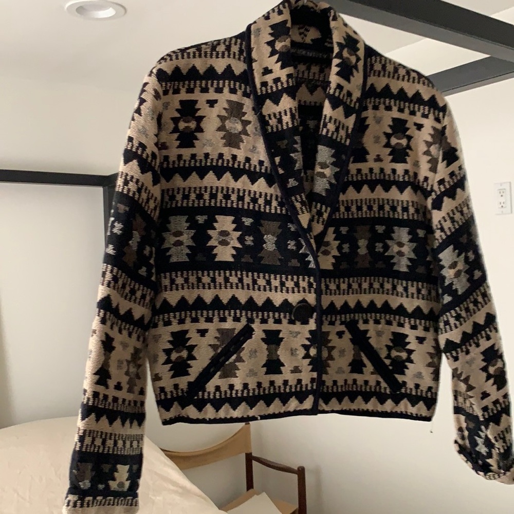 Vintage Indian Blanket jacket